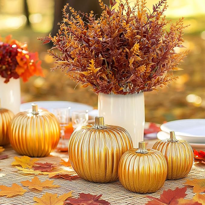 TURNMEON 20 Bundles Artificial Fall Flowers - Image 8