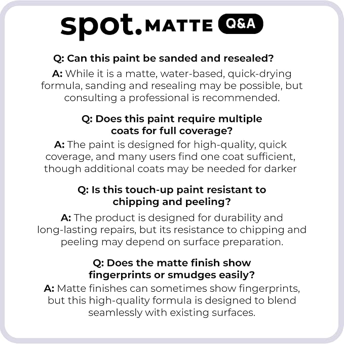 spot. Touch-Up Paint | Matte Finish - Image 8