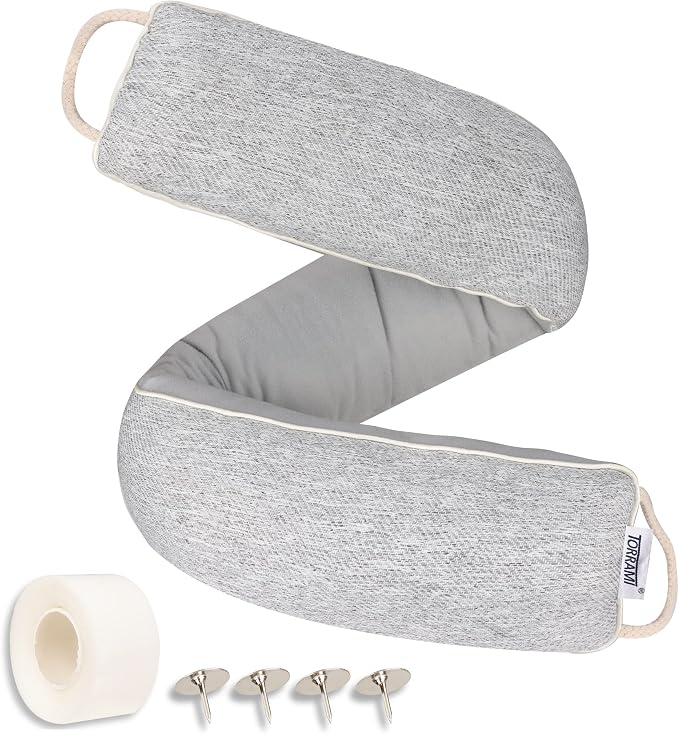 TORRAMI 38" Door Draft Stopper Under Bottom Insulation Noise Air Stopper 2.2LB by TORRAMI