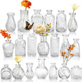 Der Rose 20pcs Glass Bud Vases, eye-catching light reflection, thick sturdy by DerRose