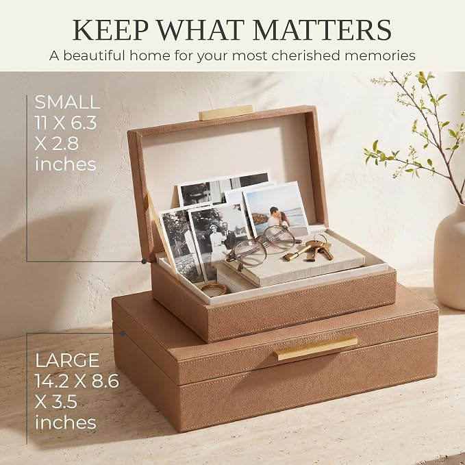 Decorative Storage Boxes with Lids - Image 3