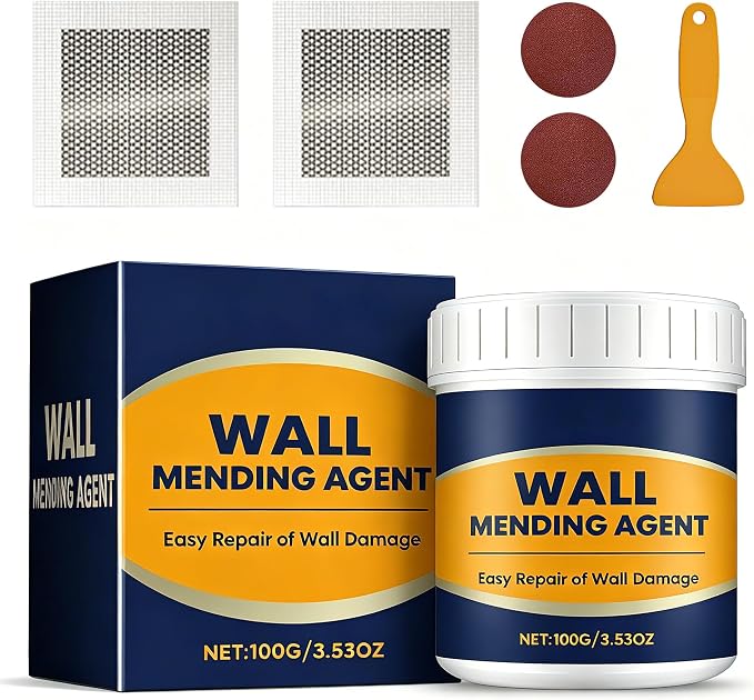 Drywall Repair Kit, Drywall Hole Patch Repair Kit, Wall Spackle Paste 3.53OZ to by yaogohua