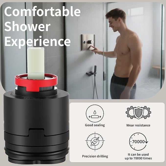 40PHF-2 40mm Shower Faucet Cartridge Replacement, - Image 5