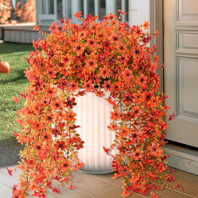 INQCMY Artificial Fall Fake Flowers by INQCMYPlantRack