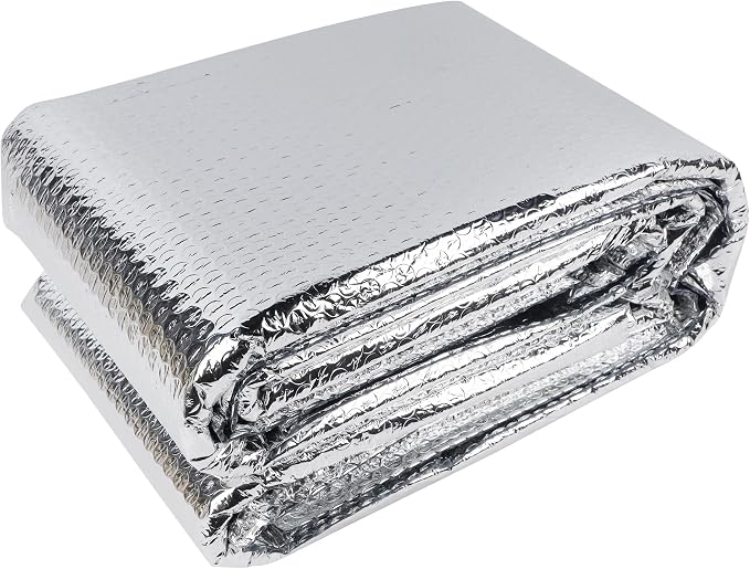 winemana Window Insulation Roll, 24IN x 15FT Reflective Heat Shield Bubble Film by winemana