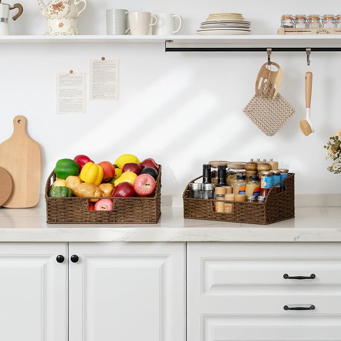 StorageWorks Pantry Baskets for Organizing, Pantry Organizers and Storage - Image 8