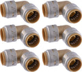 SharkBite Max 3/4 x 3/4 in PTC 90-Degree Elbow, Push-to-Connect Brass Plumbing by SharkBite