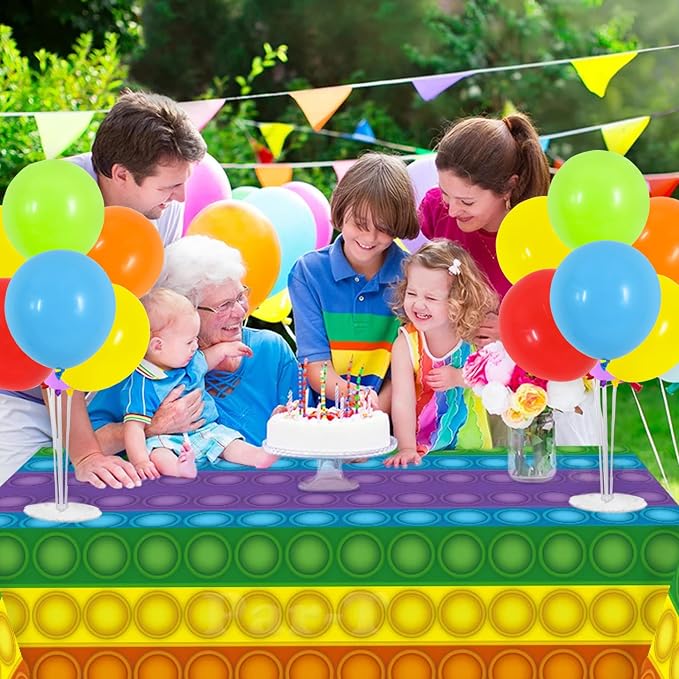 TONIFUL 4 Set Colourful Balloon Stand Balloon Centerpieces - Image 5