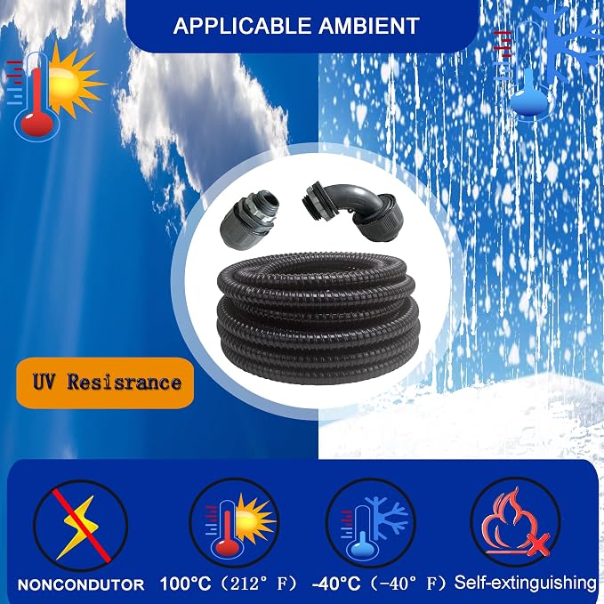 Yariwiz Black Special Extra Flexible Electrical Conduit Liquid Tight PVC - Image 4