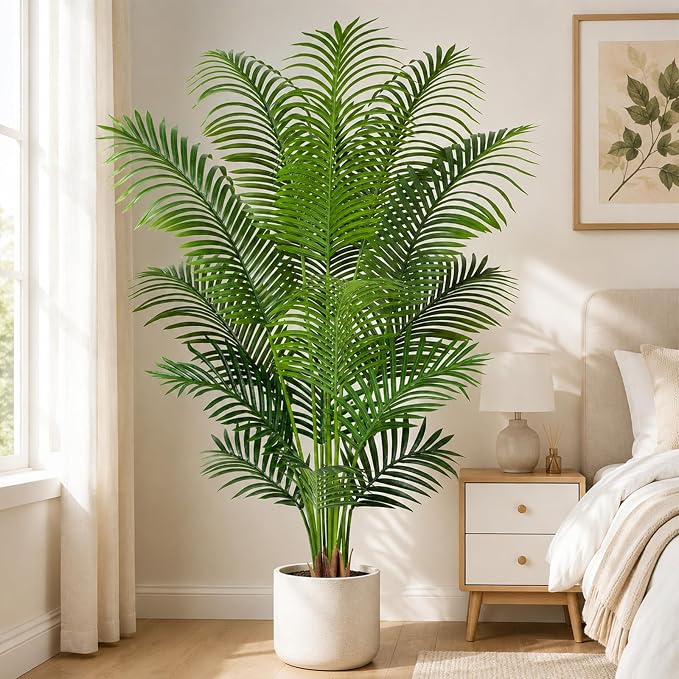 5.2ft Artificial Palm Tree Indoor Plant Tall Fake Tropical Paradise Palm Tree - Image 7