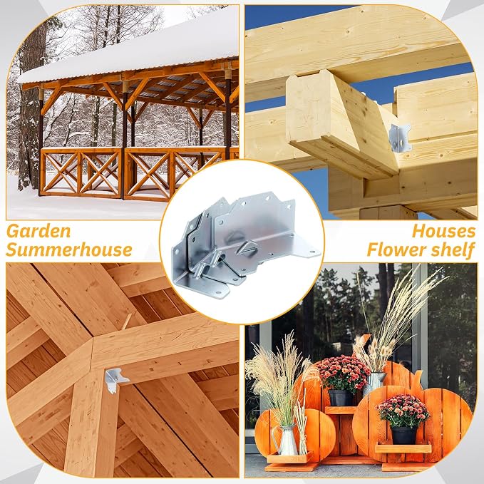 25pcs Galvanized Framing Angle Brackets - Image 6