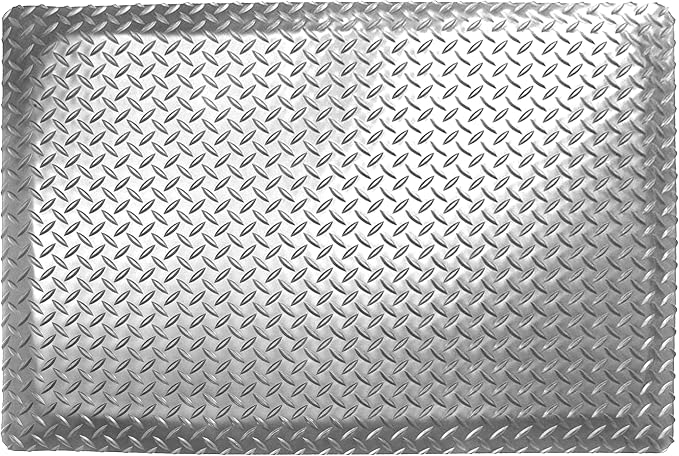 American Classic Diamond Plate Anti-Fatigue Gray Mat, Industrial Ergonomic - Image 6