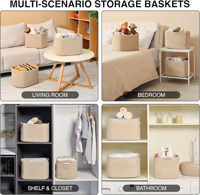 ICERZCZ Decorative Storage Baskets - Image 5