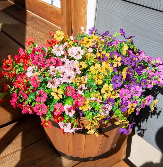 Artificial Flowers for Outdoor Indoor Garden Home Decoration, Faux Flower Daisy - Image 5