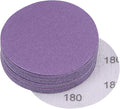 uxcell 20Pcs 3-Inch Purple Sanding Discs 180 Grits Hook and Loop Professional by uxcell
