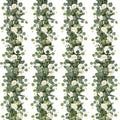 TOCHGREEN 4 Pack Artificial Eucalyptus Flower Garland by TOCHGREEN