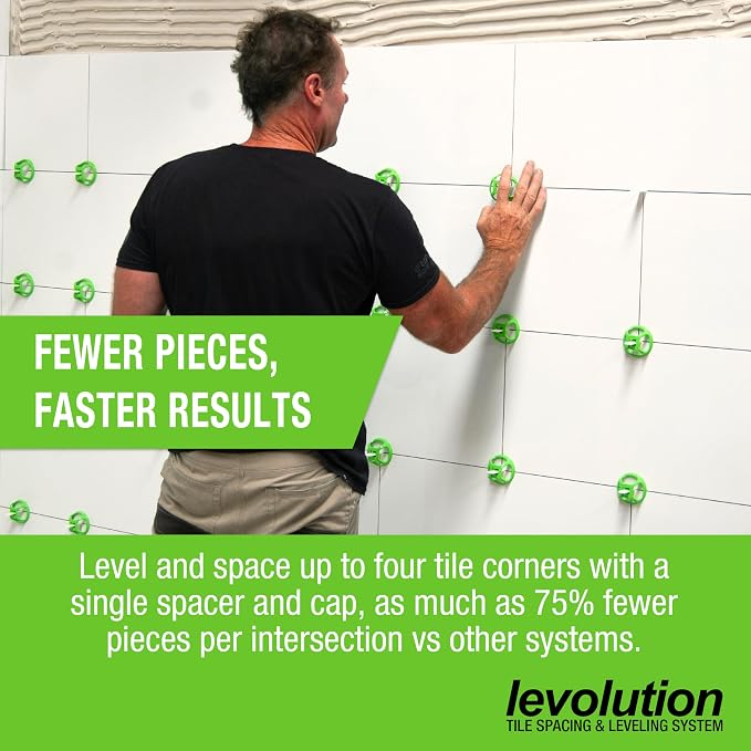 Miracle Sealants Levolution Universal Leveling Spacers, 1/16" | Tile leveling & - Image 4