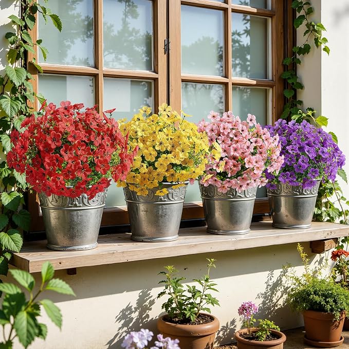 Alupssuc 20 Bundles Artificial Flowers - Image 9