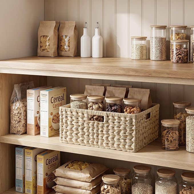 GRANNY SAYS Wicker Baskets for Organizing, Wicker Storage Baskets, Woven - Image 4