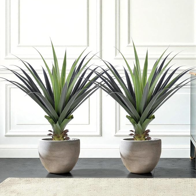 3ft Artificial Spiked Agave Plant, Indoor Outdoor Home, Office Decor by Keeplush