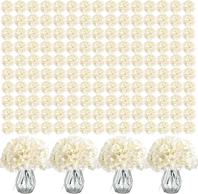 Auihiay 404Pcs Hydrangea Artificial Flowers, Silk Artificial Flowers | by Auihiay