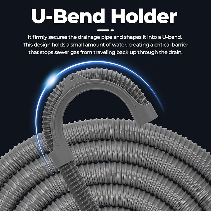 8Ft Universal Washing Machine Drain Hose Flexible Extension Hose | Flexible - Image 2