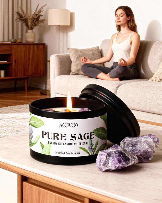 AOOVOO 4 Pack Spiritual Candles Set - Image 5