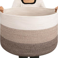 OIAHOMY 105L Extra Large Blanket Basket by MasterofSpaceOptimization