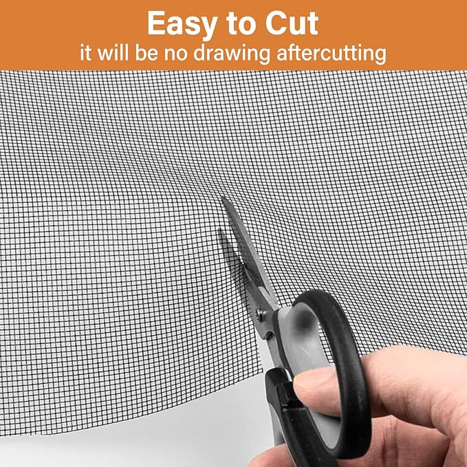 Window Screen Replacement Kit Width:48in Length:158 Fiberglass|Includes Full - Image 3