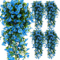 4-Pack Fake Hanging Plants, Faux Hanging Plant Artificial Greenery by Unknown