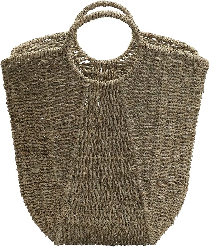 Household Essentials Brown Wicker Storage Basket - Image 4