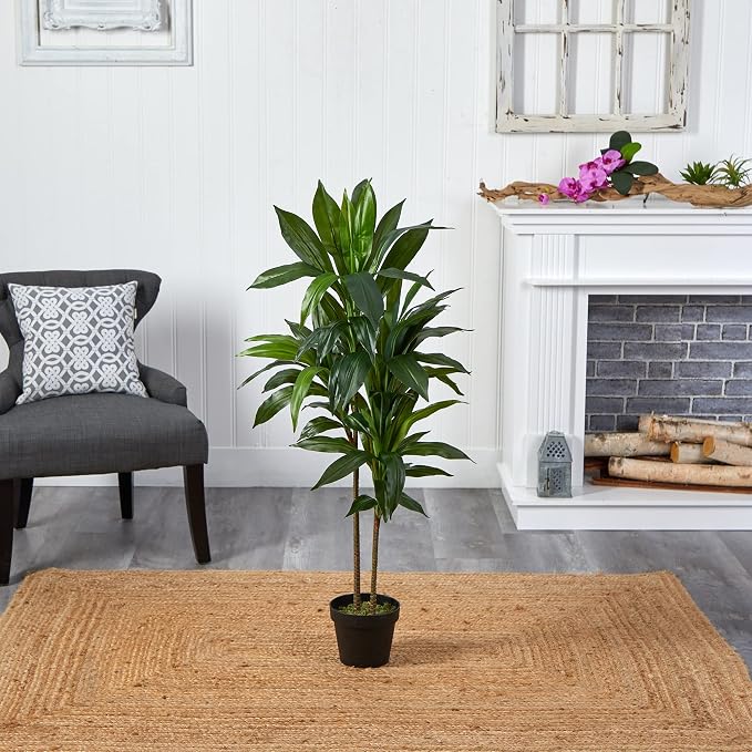 Nearly Natural 48 in Artificial Dracaena Real Touch Plant - Image 5