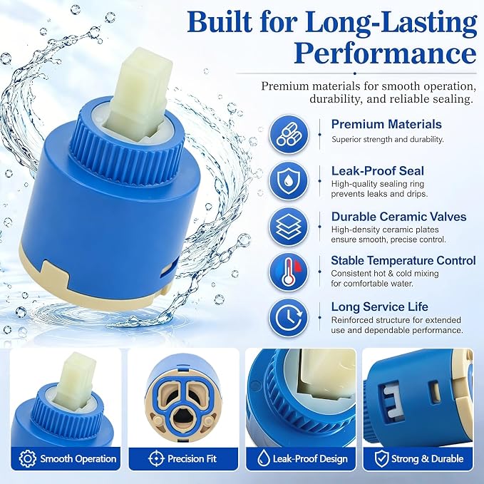 N25DW 25mm Faucet Cartridge Replacement, Compatible - Image 4