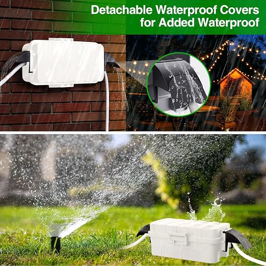 2 Pack IP55 Small Outdoor Electrical Box Waterproof, - Image 3