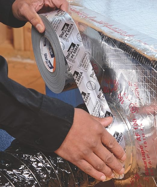 Duck Brand HVAC Duct Sealing Tape, 1.88 Inches x 30 Yards, 1 Roll - Image 3