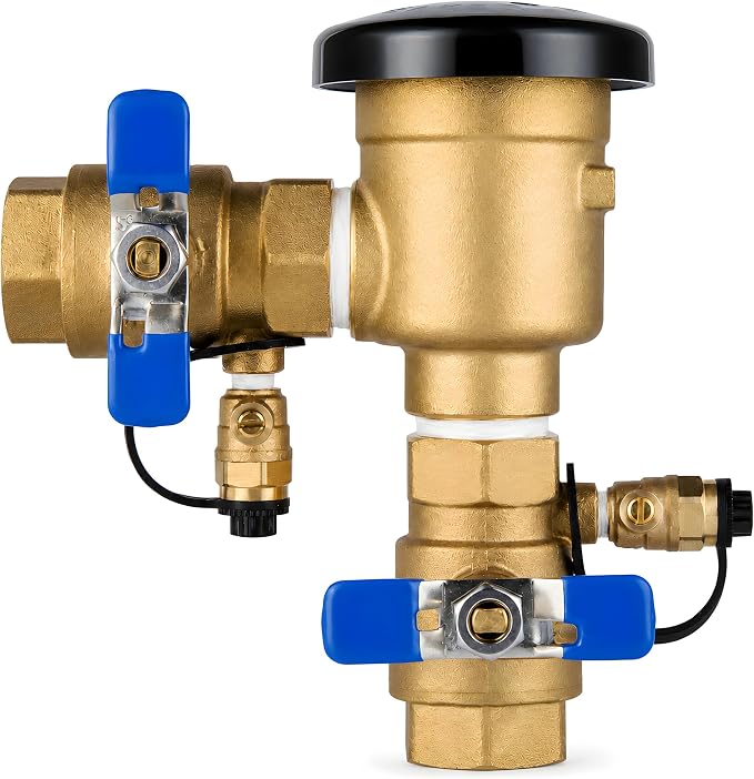 1 Inch Backflow Preventer, Pressure Vacuum Breaker Assembly, Heavy Duty Brass by YEE