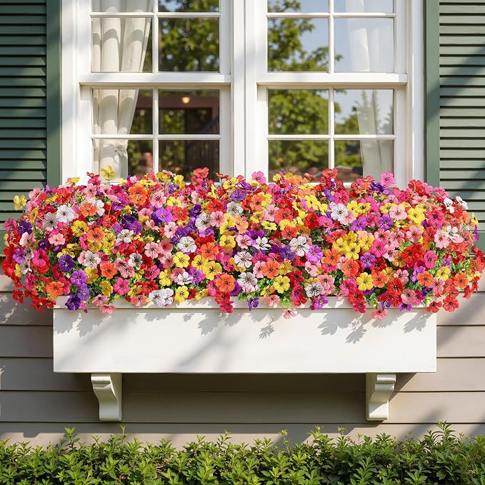 Alupssuc 48 Bundles Artificial Daisy Flowers UV Resistant - Image 6