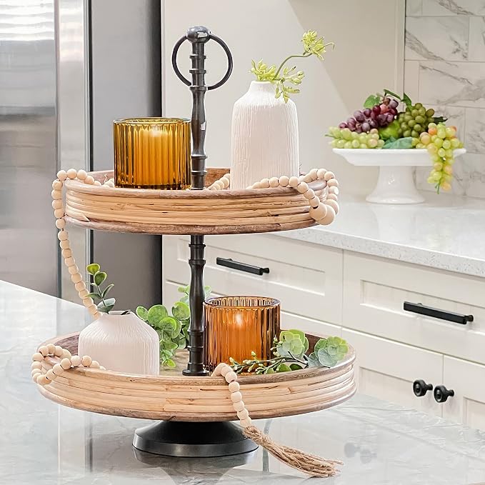 Kate Aspen Vintage Glass Tealight & Amber Votive Candle Holders Rustic Fluted - Image 7