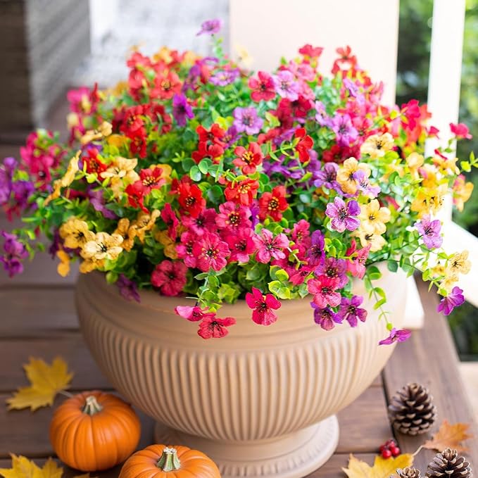 Artificial Flowers for Outdoor Indoor Garden Home Decoration, Faux Flower Daisy by HyeFloraartificialflowers