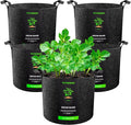 VIVOSUN 5-Pack 5 Gallon Plant Grow Bags Fabric Pots by Unknown
