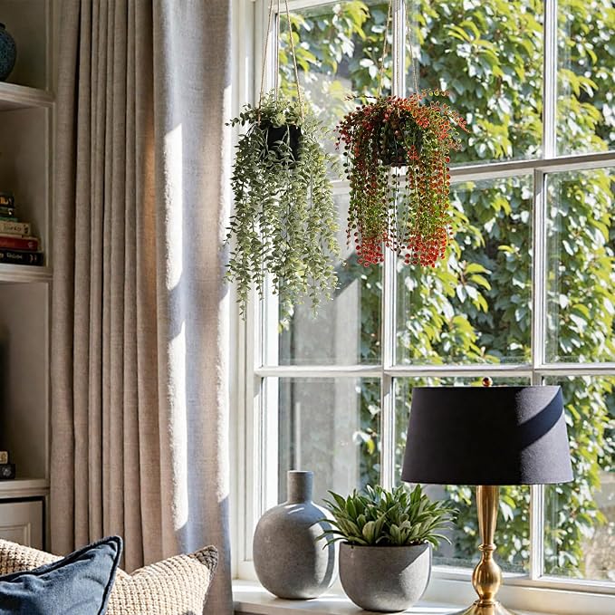 3 Packs Fake Hanging Plants - Image 4