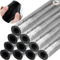 10 Pcs Pipe Insulation Foam Tube Self Adhesive Insulation Foam Wrap | 1.3Ft x by Wazitin