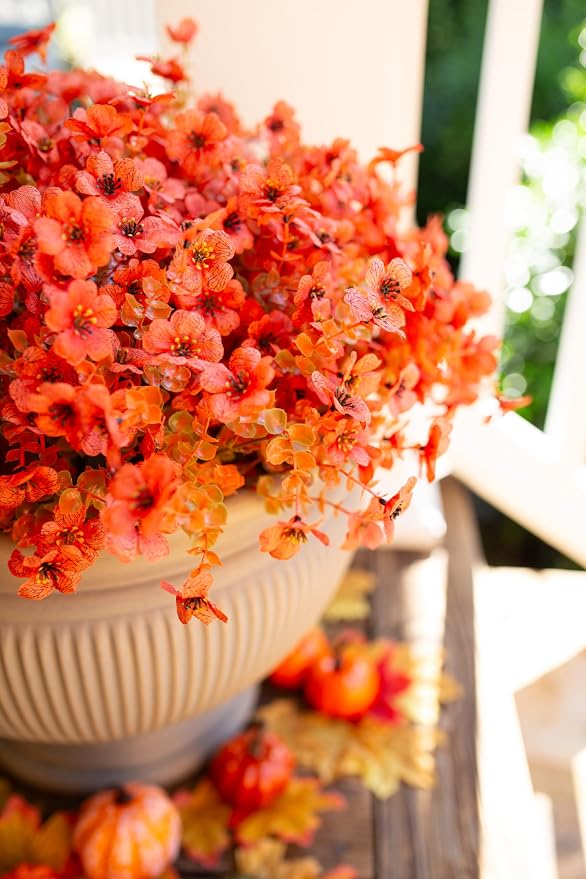 Artificial Fall Flowers Faux Mums - Image 5