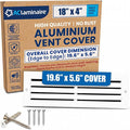 18x4 Aluminum Wall Ceiling Air Return Vent Cover HVAC Rustproof Grille by ACLAMINAIRE