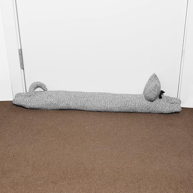 34 Inch 3LB Heavy Duty Under Door Draft Stopper, Decorative Soundproof Door - Image 7