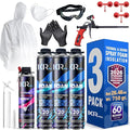 Spray Foam Insulation Kit, Expanding Foam Sealant Spray, 3 Pack x 26.46 oz | by ixirpro