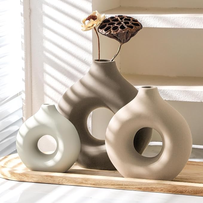 Vanselia Ceramic Vase Home Table Decor - Image 6