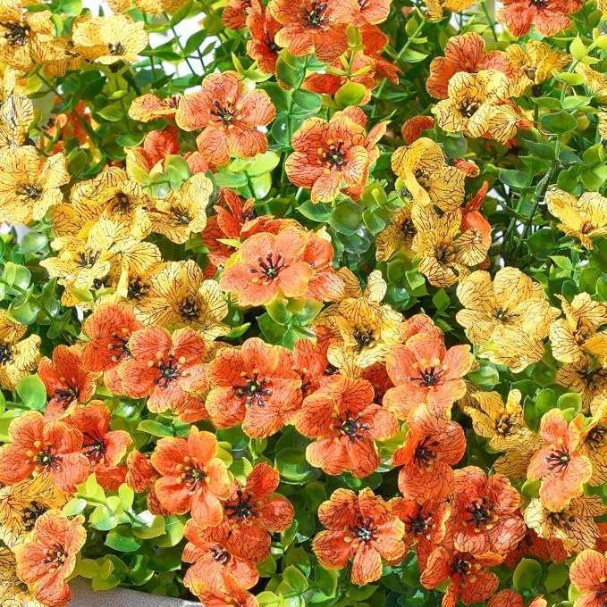 Artificial Fall Flowers Faux Mums - Image 2
