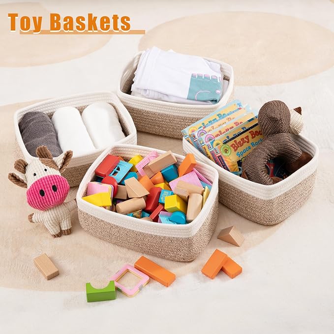 OIAHOMY 4 PACK 12L Storage Baskets - Image 4