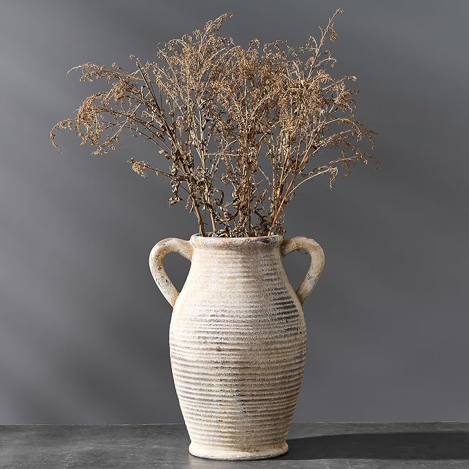 Emotionally Grounded Vase, Vaseking Large Ceramic Rustic Vase - Image 5